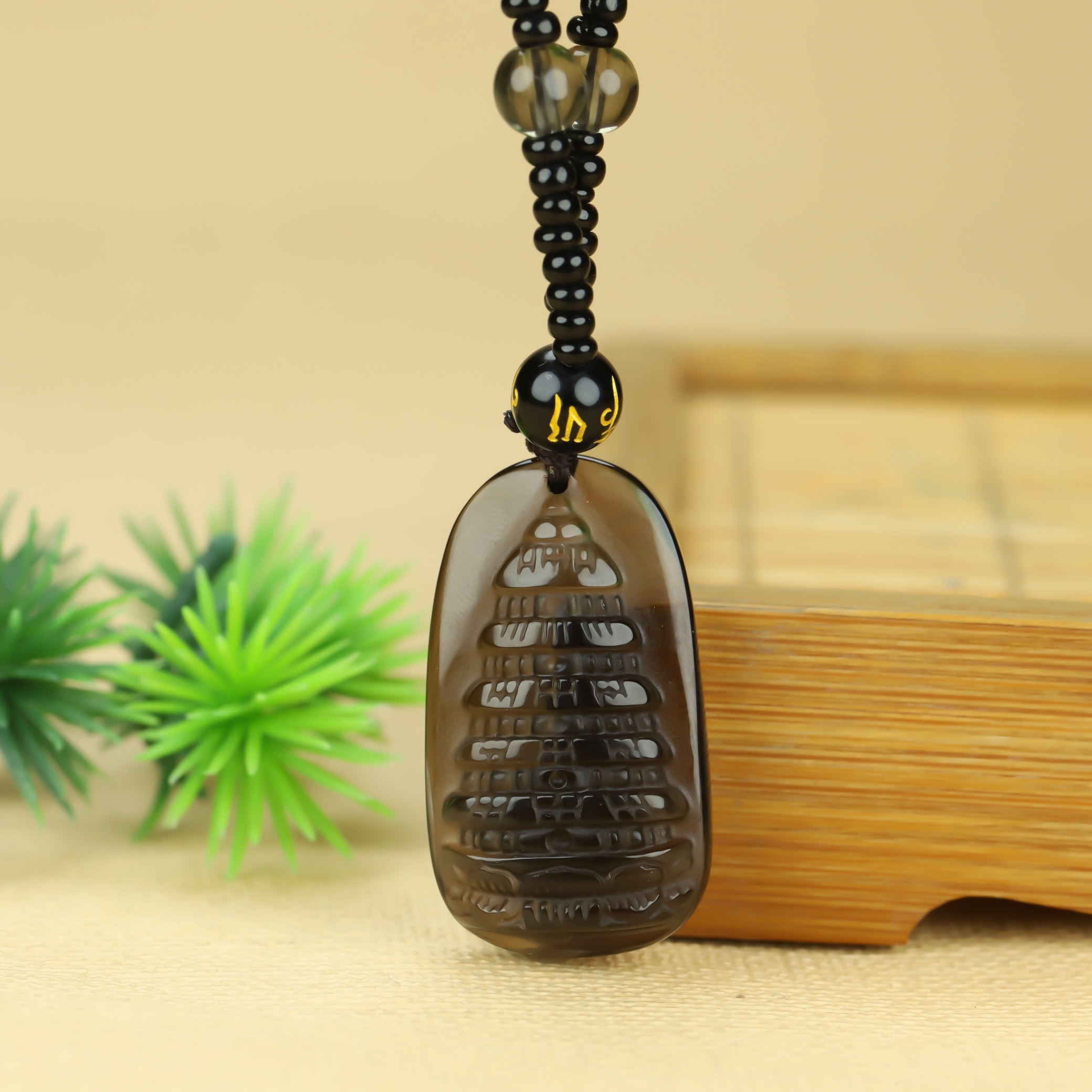 Wenchang Pagoda Pendant Necklace for Students